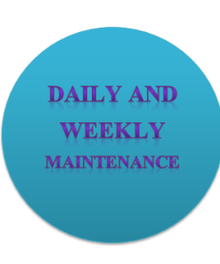Hóa chất tẩy rửa vệ sinh công nghiệp sử dụng hàng ngày - Daily And Weekly Maintenance