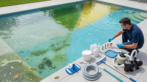 Các vấn đề thường gặp khi xử lý nước hồ bơi và cách xử lý