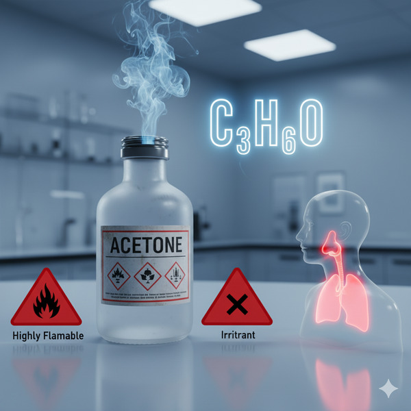 Giải đáp Axeton có độc không khi tiếp xúc? 2 axeton co doc khong