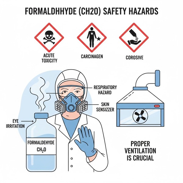 5 formaldehyde la gi ung dung trong cong nghiep Formaldehyde có độc không? Lưu ý an toàn