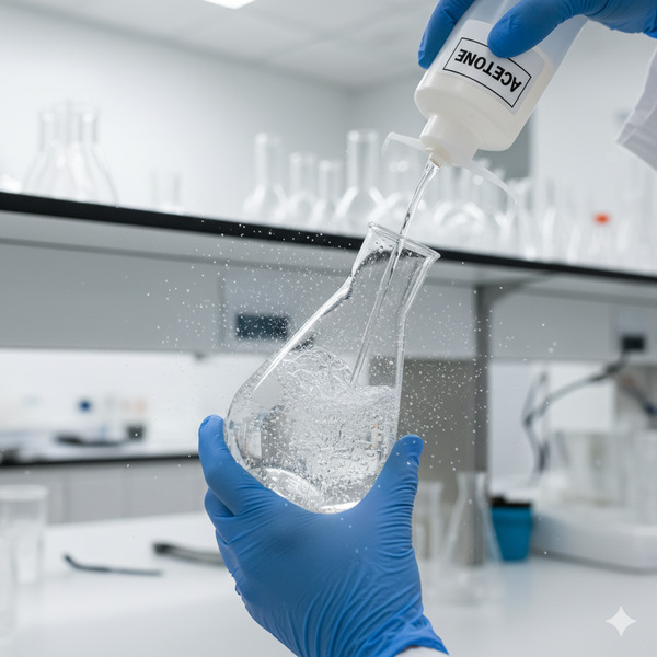 Ứng dụng của axeton trong phòng thí nghiệm Ứng dụng của axeton trong phòng thí nghiệm